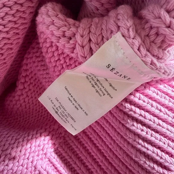 NWT Sold Out Sézane Virgil Jumper, Rose Summer - Picture 9 of 9